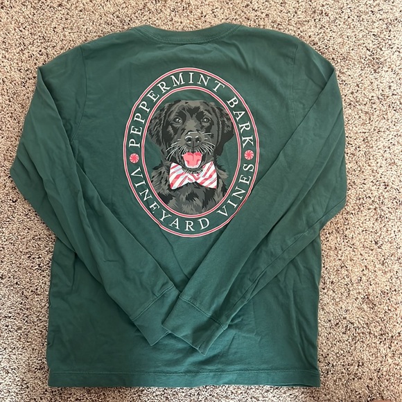 Vinyard Vines Boys Christmas Long Sleeve T-Shirt - Picture 2 of 2